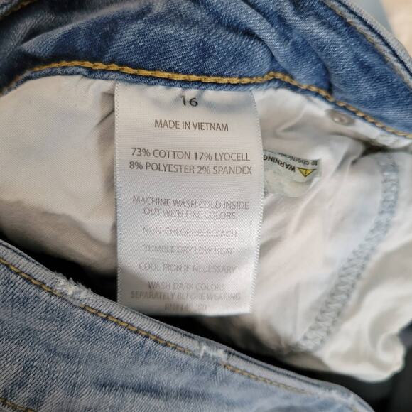 Slink Plus Size Curvy Light Wash Boyfriend Cut Mid Rise Jeans Size 16 - Picture 10 of 15